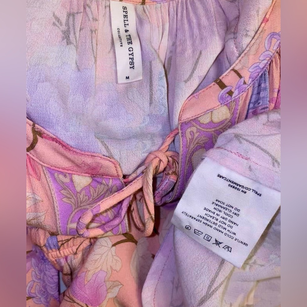 SPELL Butterfly Romper Musk - Picture 4 of 13